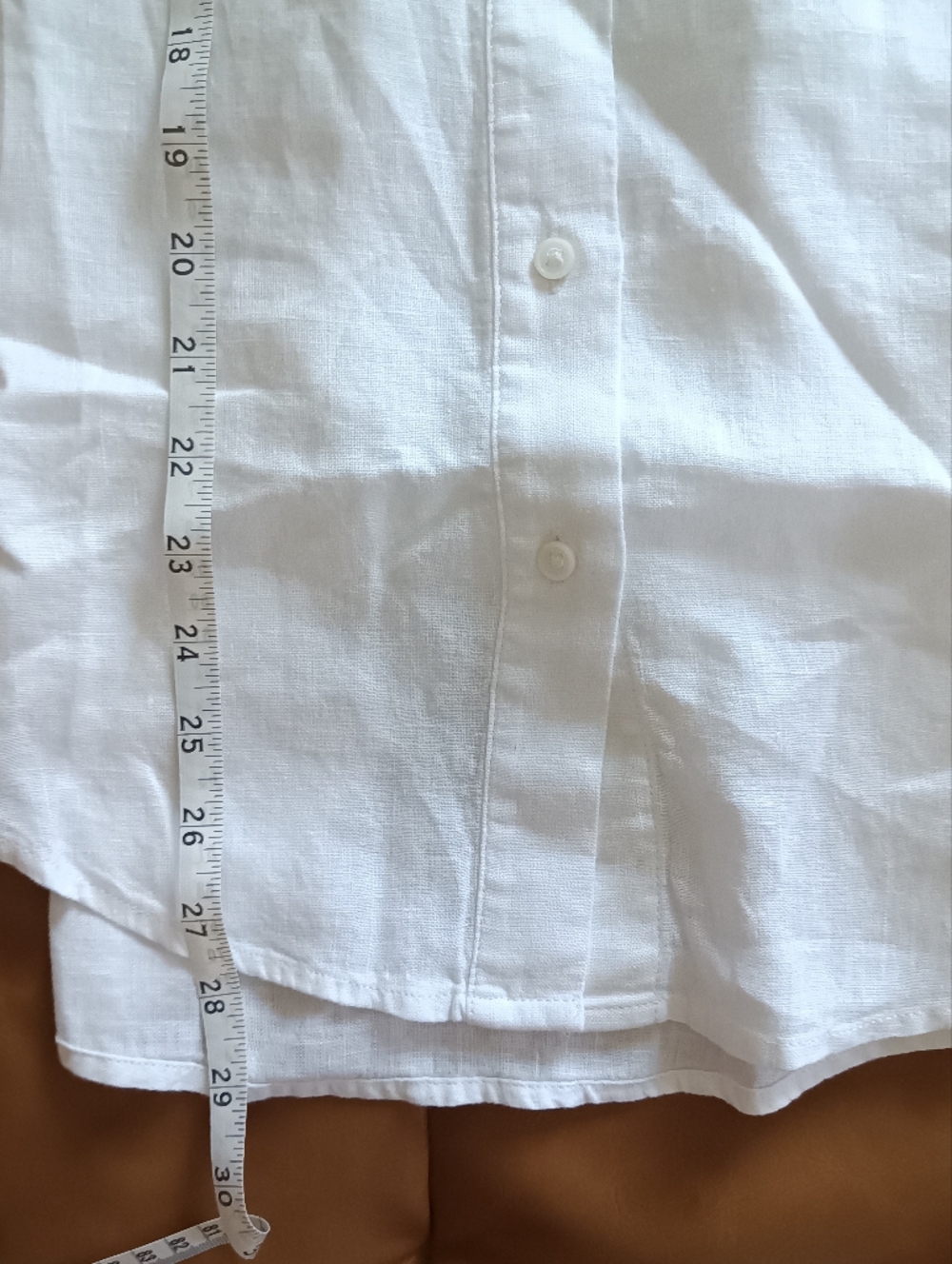 Quince Womens 100% European Linen  Shirt White S - Picture 4 of 9